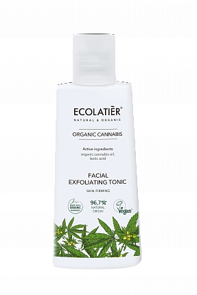 Facial Exfoliating Tonic Skin Firming Organic Cannabis