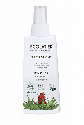 Hydrating Facial Mist Organic Aloe Vera