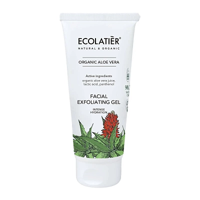 Facial Exfoliating Gel Intense Hydration Organic Aloe Veral