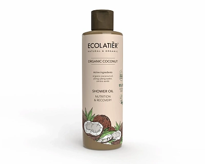 Shower Oil Nutrition & Recovery Organic Coconut