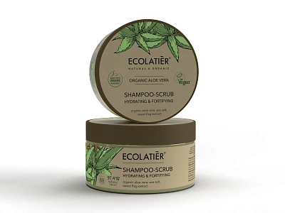 Shampoo-Scrub Hydrating & Fortifying Organic Aloe Vera