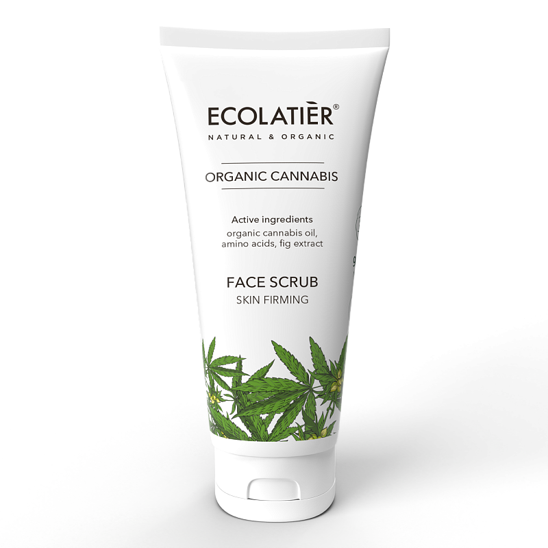 Face Scrub ORGANIC CANNABIS Skin Firming, 100ml