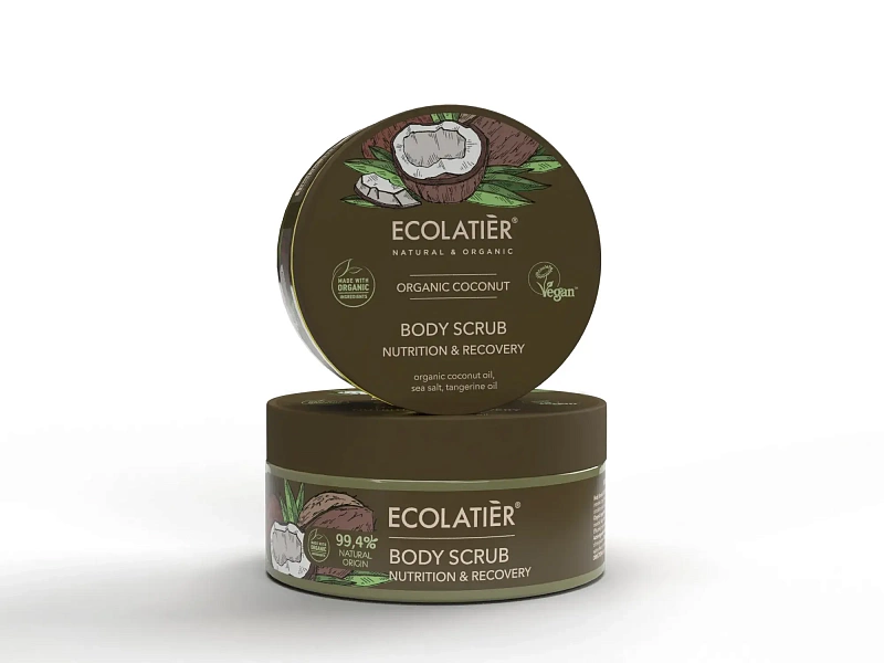 Body Scrub Nutrition & Recovery Organic Coconut