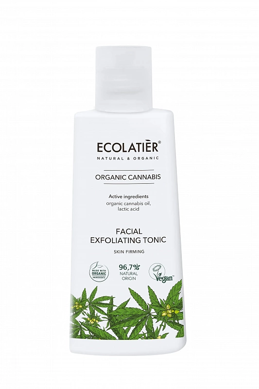 Facial Exfoliating Tonic Skin Firming Organic Cannabis