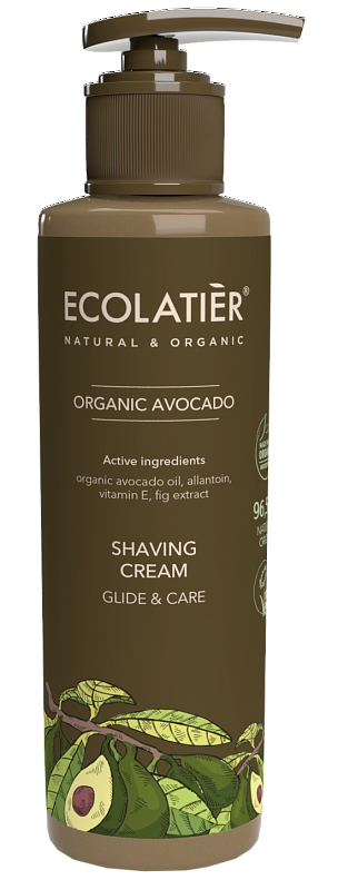 Shaving Cream Organic Avocado, 200 ml