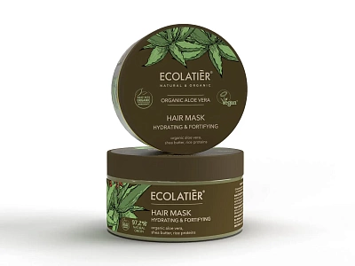 Hair Mask Hydrating & Fortifying Organic Aloe Vera