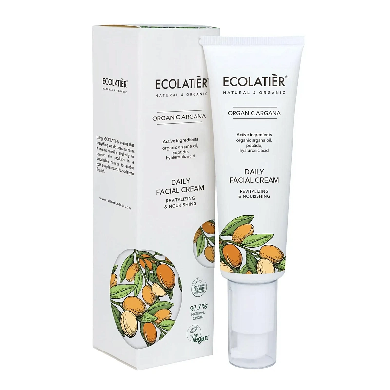 Daily Facial Cream Revitalizing & Nourishing Organic Argana