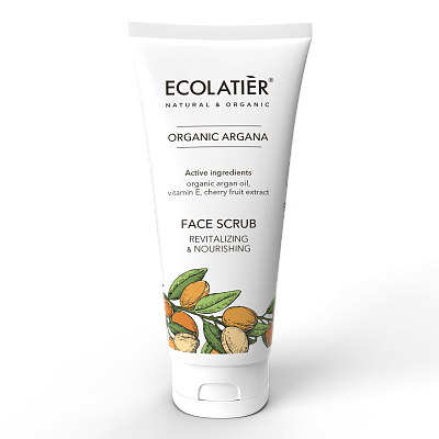 Face Scrub Revitalizing & Nourishing Organic Argana, 100ml
